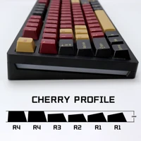 KBDiy GMK Red Samurai Keycap Cherry Profile Double Shot PBT ISO Keycaps For Gamer Mechanical Keyboard Kit Gaming Point Key Cap - Image 6