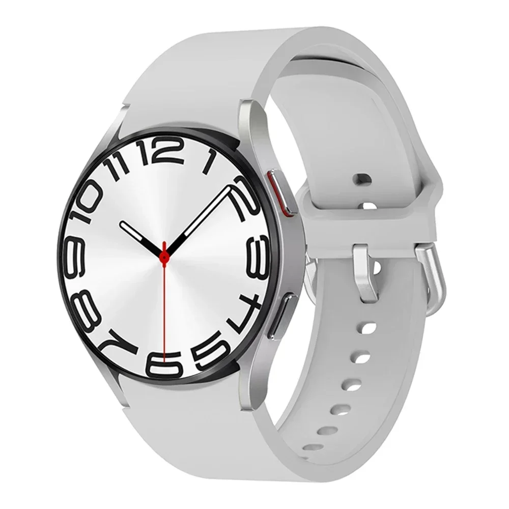 Sleek 20mm Silicone Watch Strap - Premium Wristband