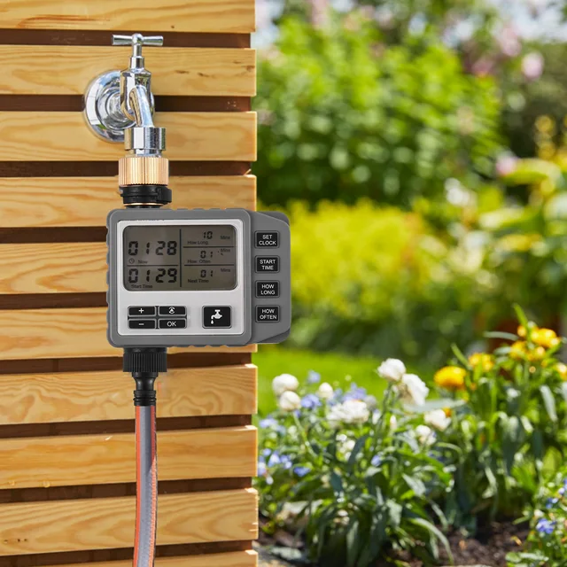 Lepmerk Garden Automatikus Öntözés Timerdigit Hose End Időzítő Programozható Kültéri Öntözőrendszer A Gyep Eszközhöz - Image 4
