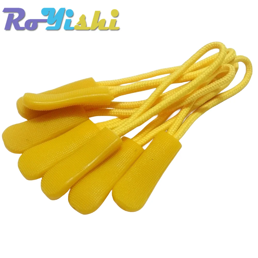 10 Stück/Packung Mix Color Cord Zipper Pull Strap Lariat Schwarz für Bekleidungszubehör – Detail 6