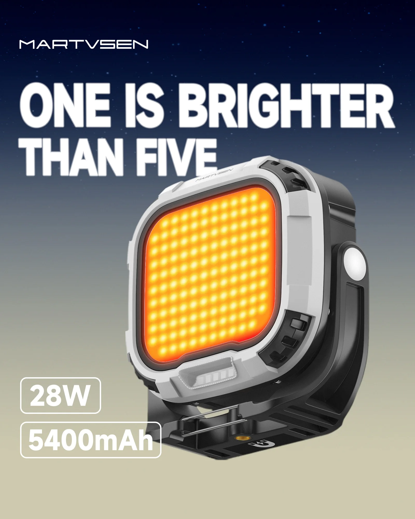 Description Picture 2 of itemMartvsen R7 PRO Portable Magnetic Fill Light 2700K-6500K Bi-Color 28W On-Camera LED Video Light Built in Battery 5400mAh Lamp
