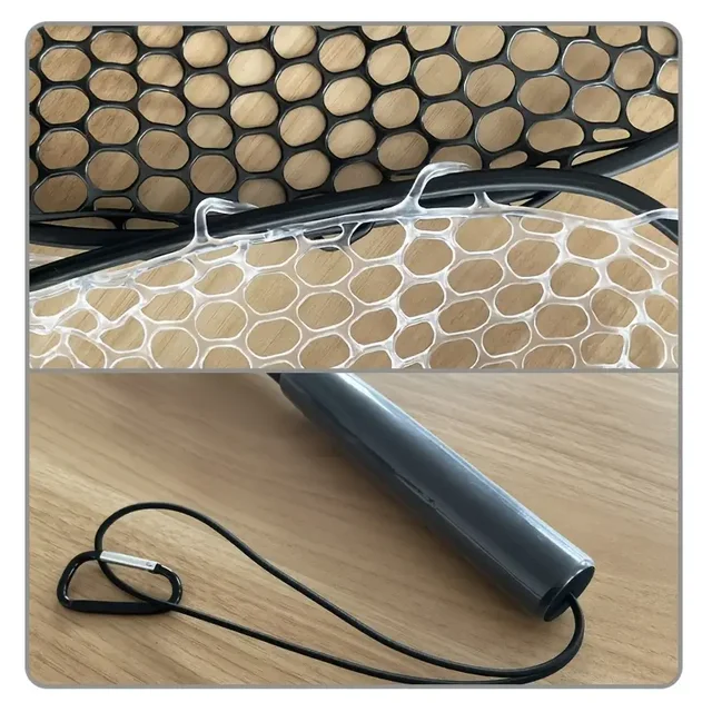 1pcs Portable 29.33in Length Folding Fishing Brail Net Lightweight Aluminum Alloy Frame Fishing Landing Scoop Net for Freshwater 2