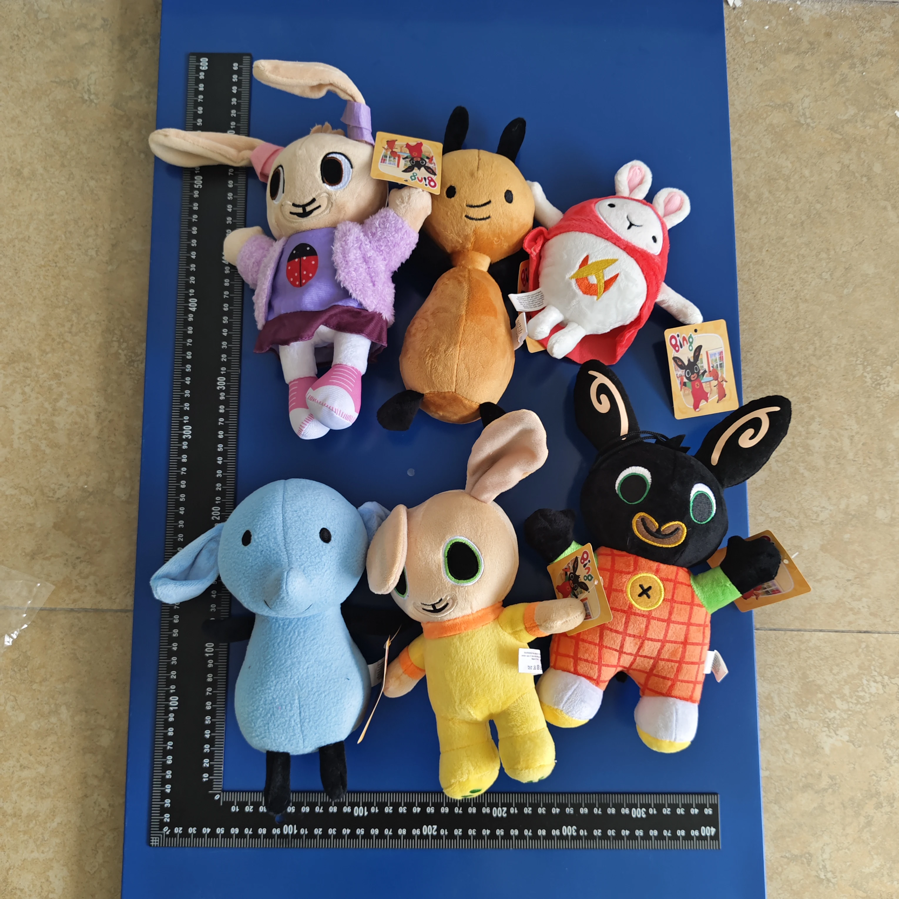 10-28cm Cartoon Bing Rabbit Plush Toys Bing Friends Flop Sula
