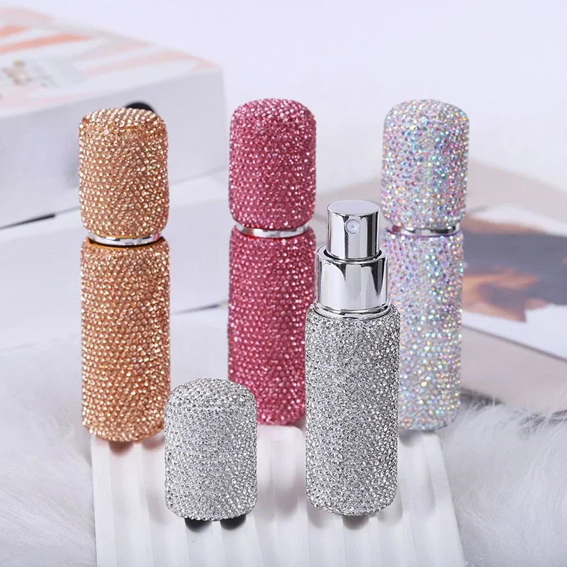10ml Portable Diamond Glass Perfume Spray Bottle
