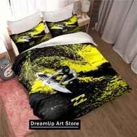 Trendy B-Billabong Logo Sheets Quilt Covers Bedding Dormitory Sheets Three-piece Bedding Set Three-piece Soft Warm Bedding Set 1