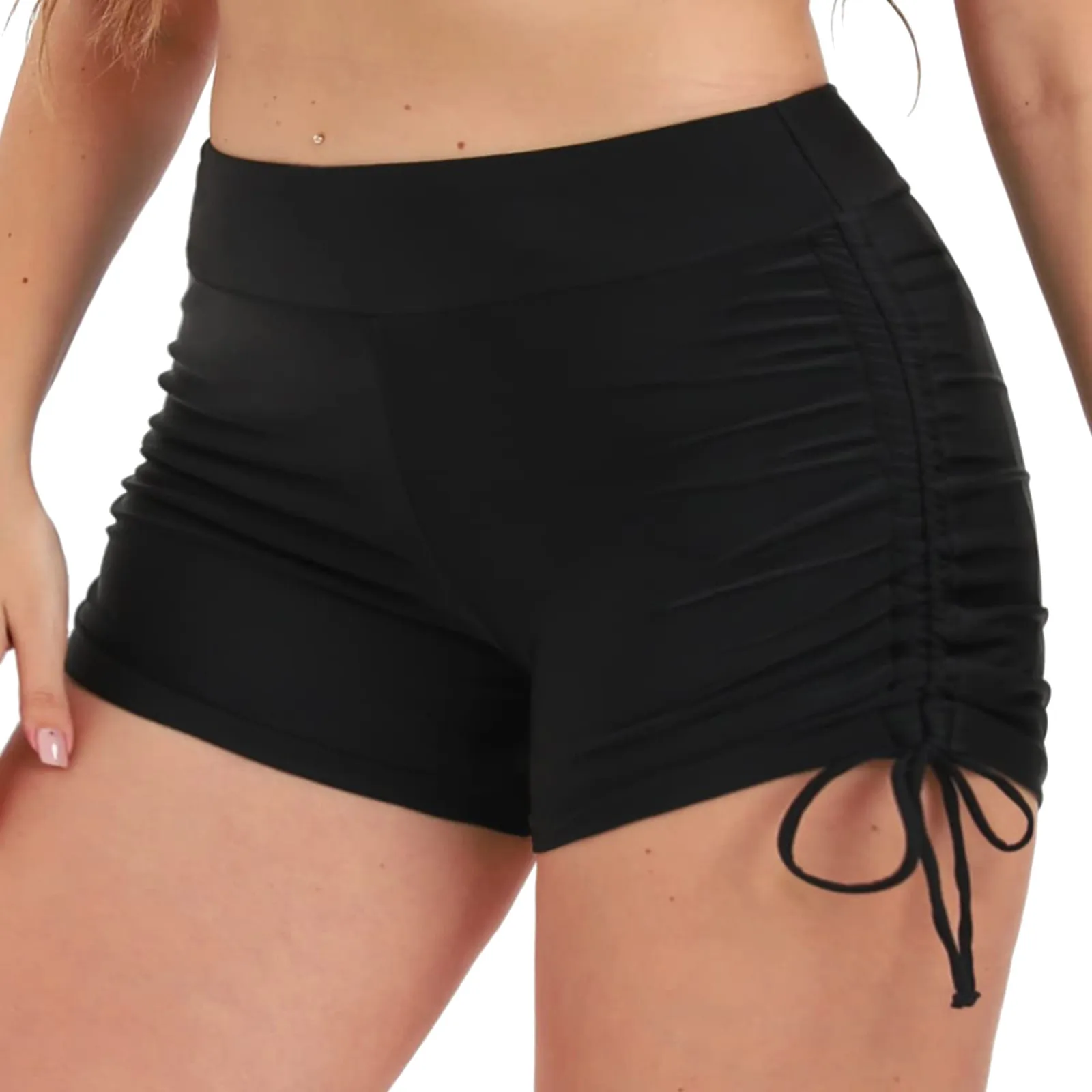 

High Waist Bikini Bottoms Women Swimming Trunks Panties Summer Ladies Sexy Bikinis Swim Shorts Bottom Women's Swimsuit Trunks