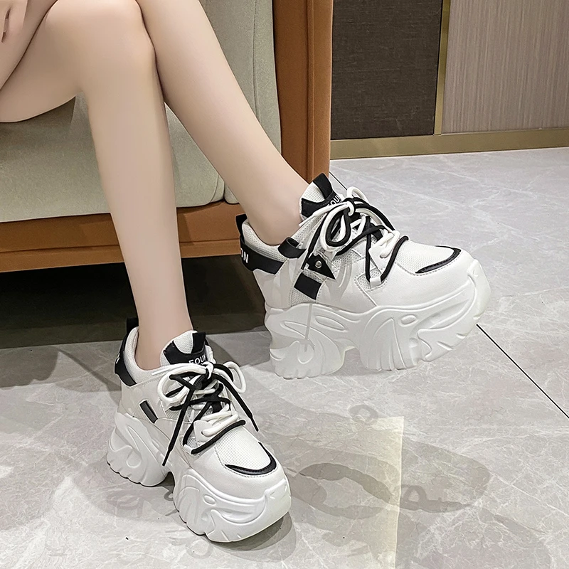 VEACAM Scarpe da Ginnastica con Zeppa per Le Ragazze delle Donne VEACAM Scarpe da Ginnastica con Zeppa per Le Ragazze delle Donne