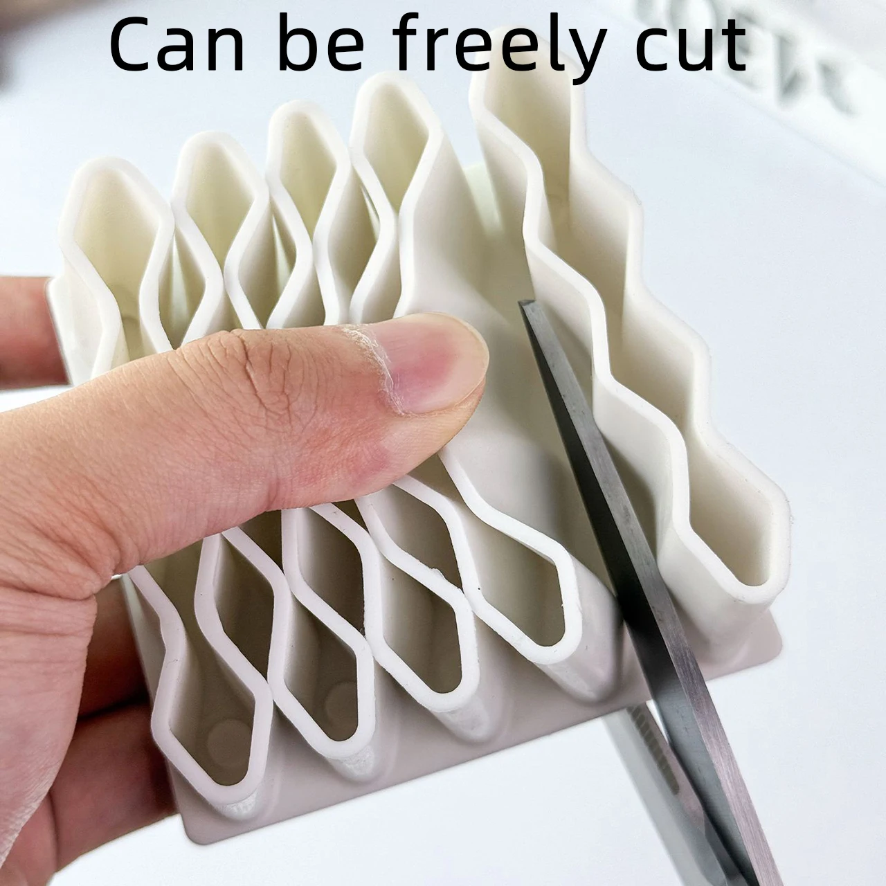 Silicone Medicine Ointment Storage Rack Desktop Tube Cosmetic Classification Holder Box Soft Organizer Case