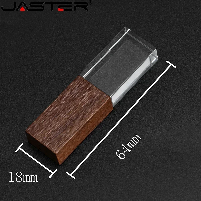 Jaster-usb Flash Drives de Alta Velocidade com Caixa de Madeira Memory Stick Pen Drive Disco u Fotografia Presente de Casamento 64gb 128gb 32gb - Imagem 4