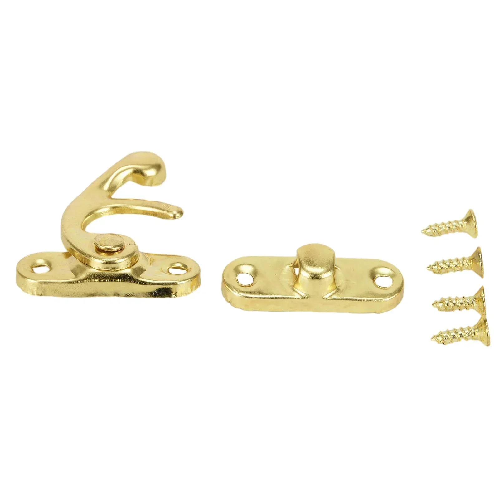 Horns Locks Antique Bronze Iron Padlock Hasp Hook Lock Curved Buckle With Screws For Jewelry Wooden Box Metal Lock 30pcs jewelry box hasps gate door lock