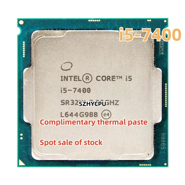 中古Intelコアi5-7400 i5 7400 3.0GHzクアッドコアクアッドコア