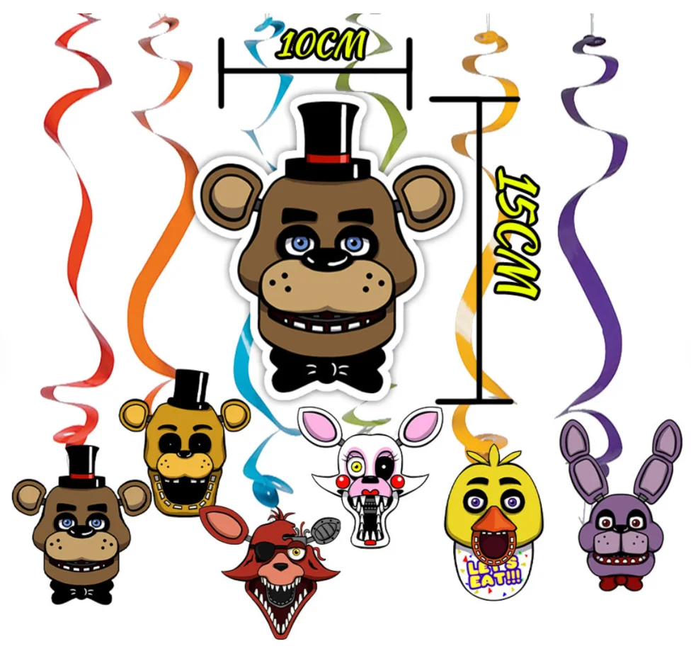 40 FNAF Personalize STICKERS Lollipops birthday party favor Five Nights  Freddy's