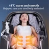 3 Year Warranty 4D Full-body Zero Gravity Heat Massager Chair SL-Track 7 inch Screen Controller Home 3D Top-luxury Massage Sofa 4