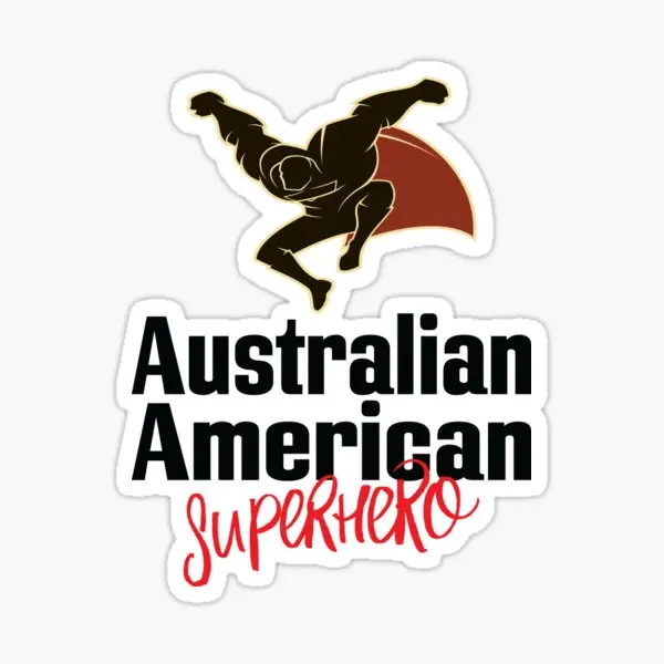 Australia Coat of Arms Map Waterproof Sticker - Anti-Scratch Decal for Windows, Cars, Phones, Trunks, and Guitars