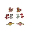 50pcs Mixed Style dinosaur Buttons For Handmade wooden buttons Craft Fit Sewing And Scrapbooking Accessories 2 Holes 2