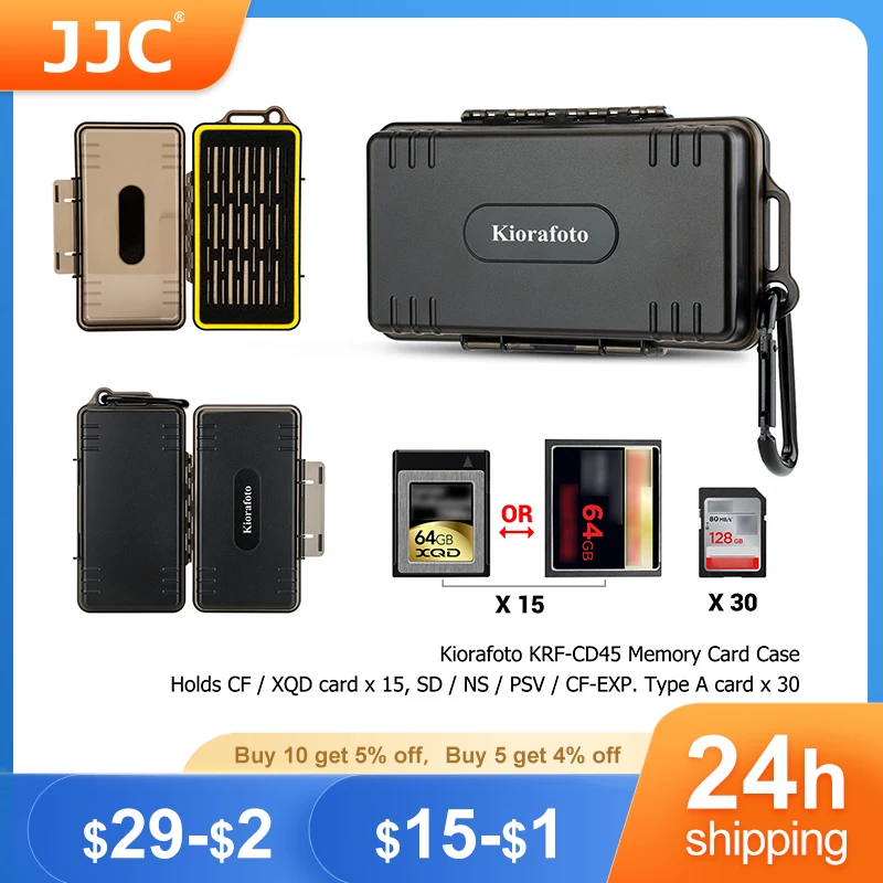 45 Slot Memory Card Holder Case Organizer Keeper Storage Per Sd Xqd Cfexpress Tipo A Per Psv Ps Vita Nintendo Switch Schede Di Gioco