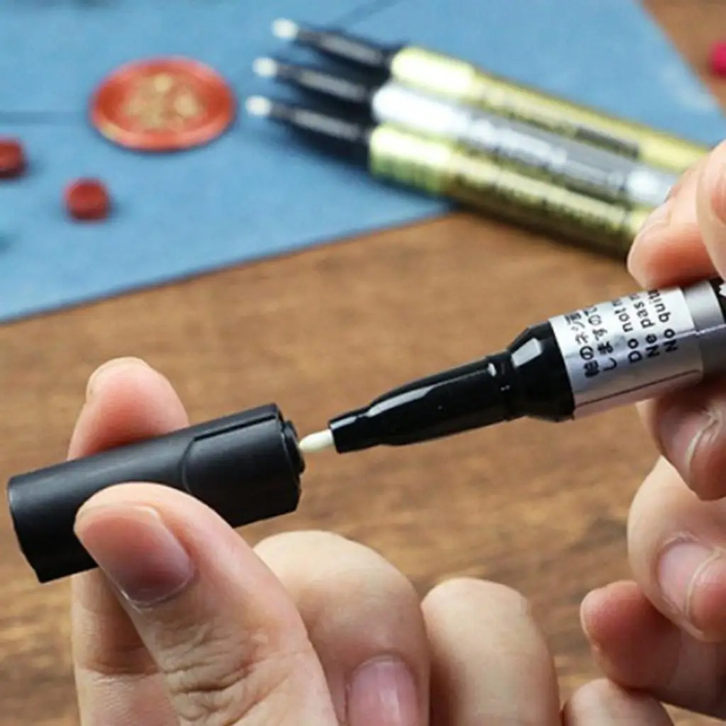 Paint Seal Pen Graffiti Creative Wax Stamp Pen for Gift Box Decoration and Personalized Wax Seals