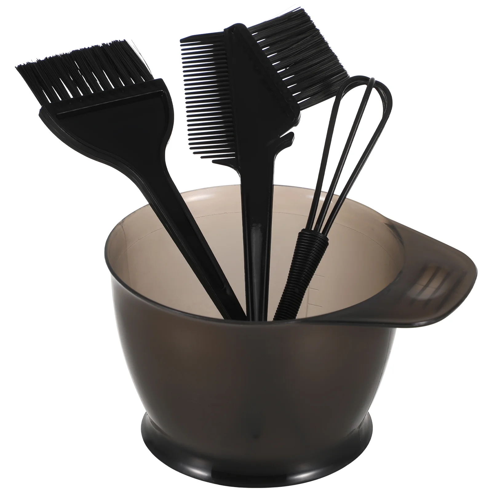 

Frcolor Hair Styling Tool Set Hair Oil Treatment Kit Bowl Comb Brush Mixer Ear Protector Hairdressing Supplies (Random Brush