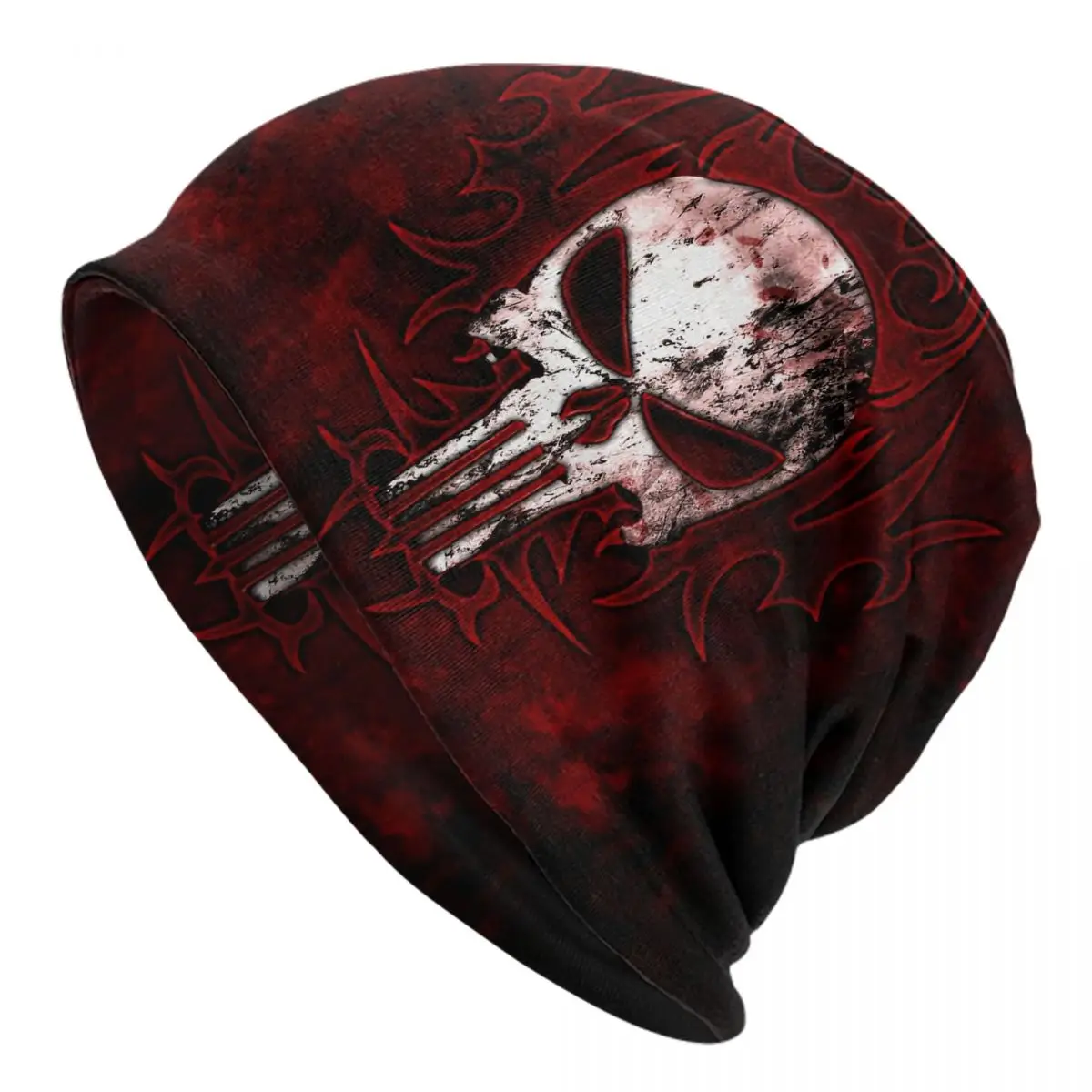 

Rock Star Skull Skullies Beanies Caps Unisex Winter Warm Knitted Hat Adult Heavy Metal Music Lover Bonnet Hats Outdoor Ski Cap