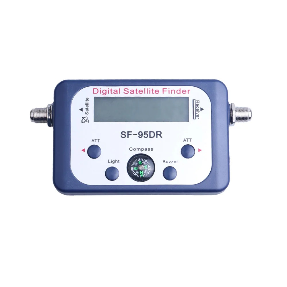 LCD Display Digital Satellite Finder SF-95DR Meter Satlink Receptor TV Signal Receiver Sat Decoder Satfinder Compass FTA TV BOX