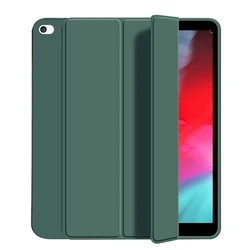 Slim Flip Case for 7.9 - Inch Tablets with Soft Silicone Back and Auto Wake/Sleep Function (Dark Green)