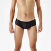Multi-Color Mens Super Thin Transparent Oil Shine Bright High Elastic Smooth Panties  Low Rise Sexy Gay Boxer Underwear 4
