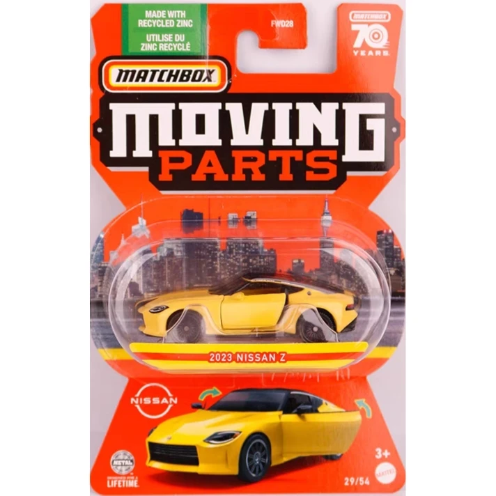Matchbox Moving Parts 1:64 Bentley Continental - Sobre Rodas