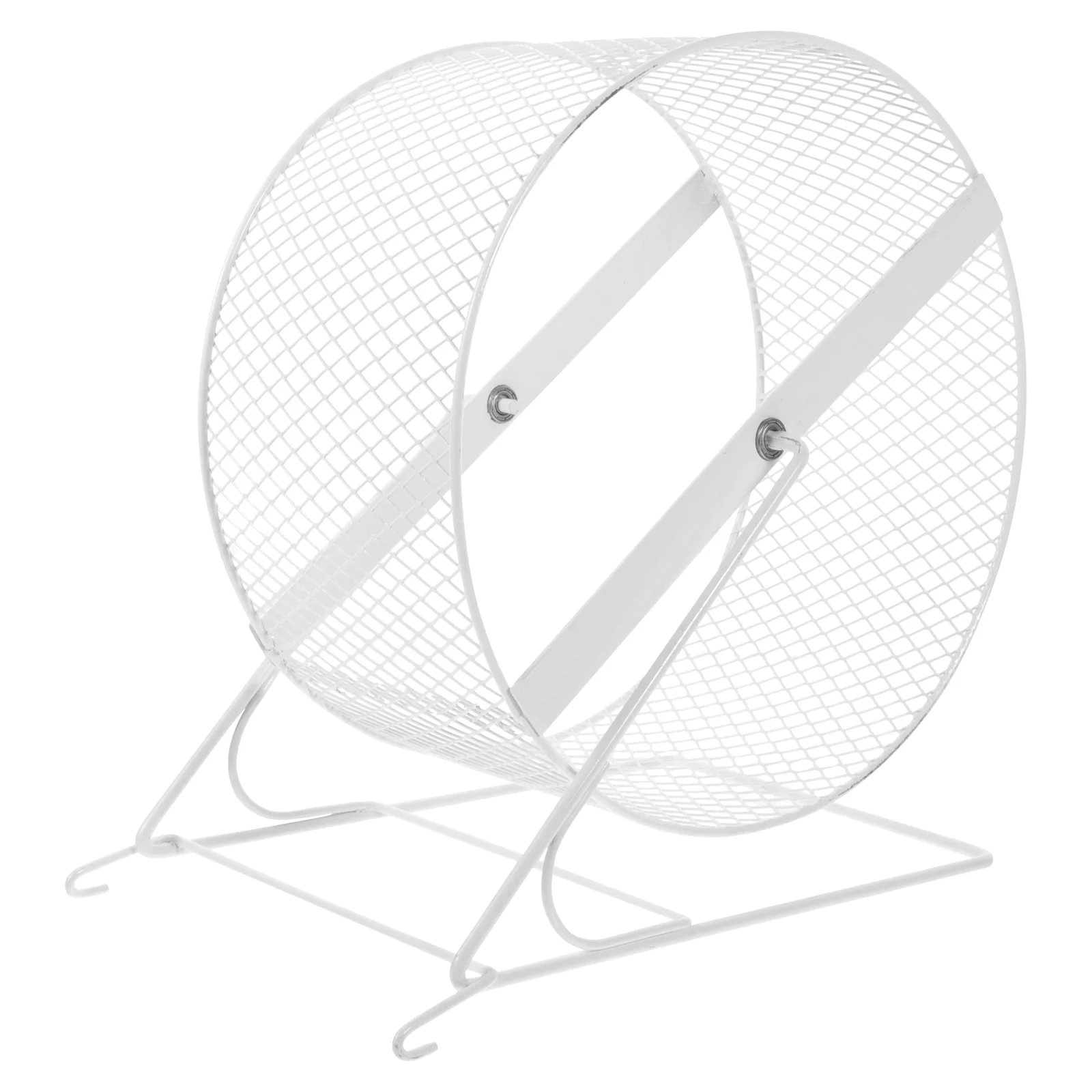 

Hamster Running Wheel, Hamster Exercise Wheel Wire MeshHamster Running Wheels for Small Hamsters Mice Rat Gerbils ( White,