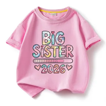 Girls Big Sister Cotton T-Shirt 1