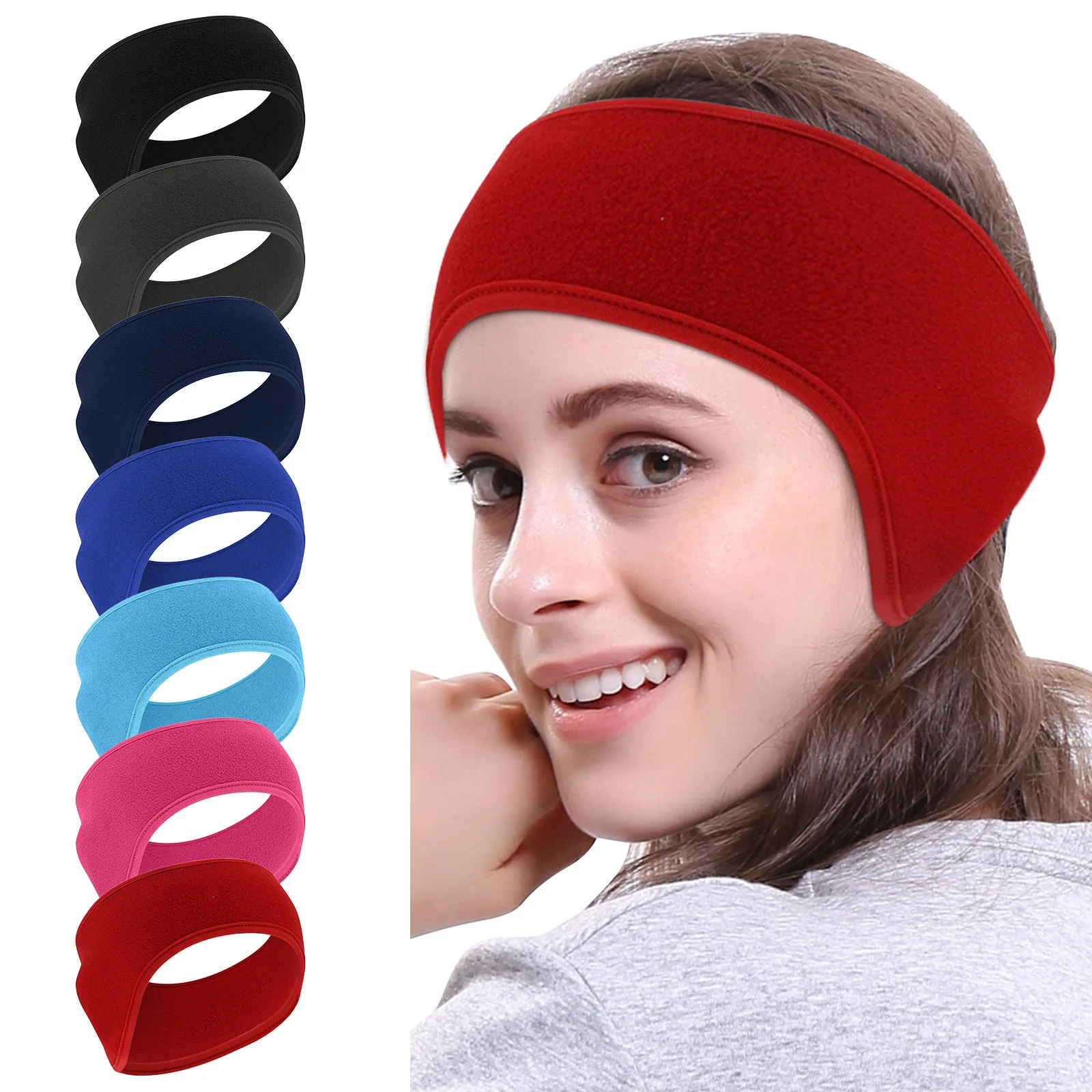 YogaWinterRidingRunningHeadbandWarmersEarSkiingFleeceWomen