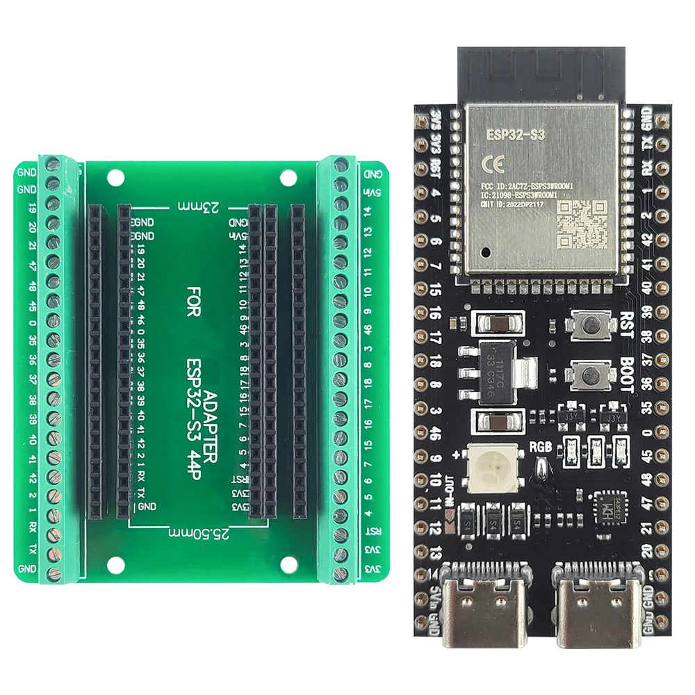 ตัวเลือกสินค้า บอร์ดพัฒนา IoT ครบวงจร ESP32-S3 โมดูล Wi-Fi & Bluetooth 2.4GHz