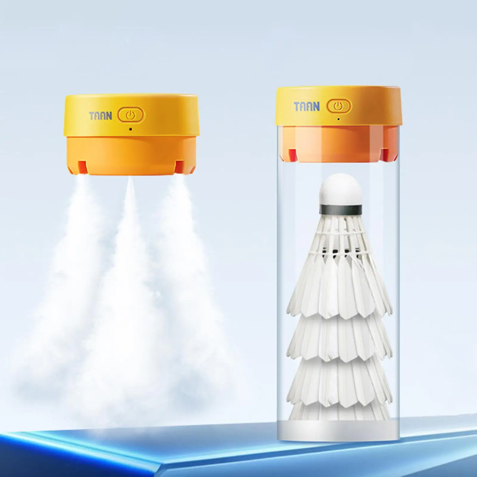 Badminton Shuttlecock Mini Humidifier Badminton Ball Steamer Keeps Balls Feather Moisturizing Maintenance Tool for Game