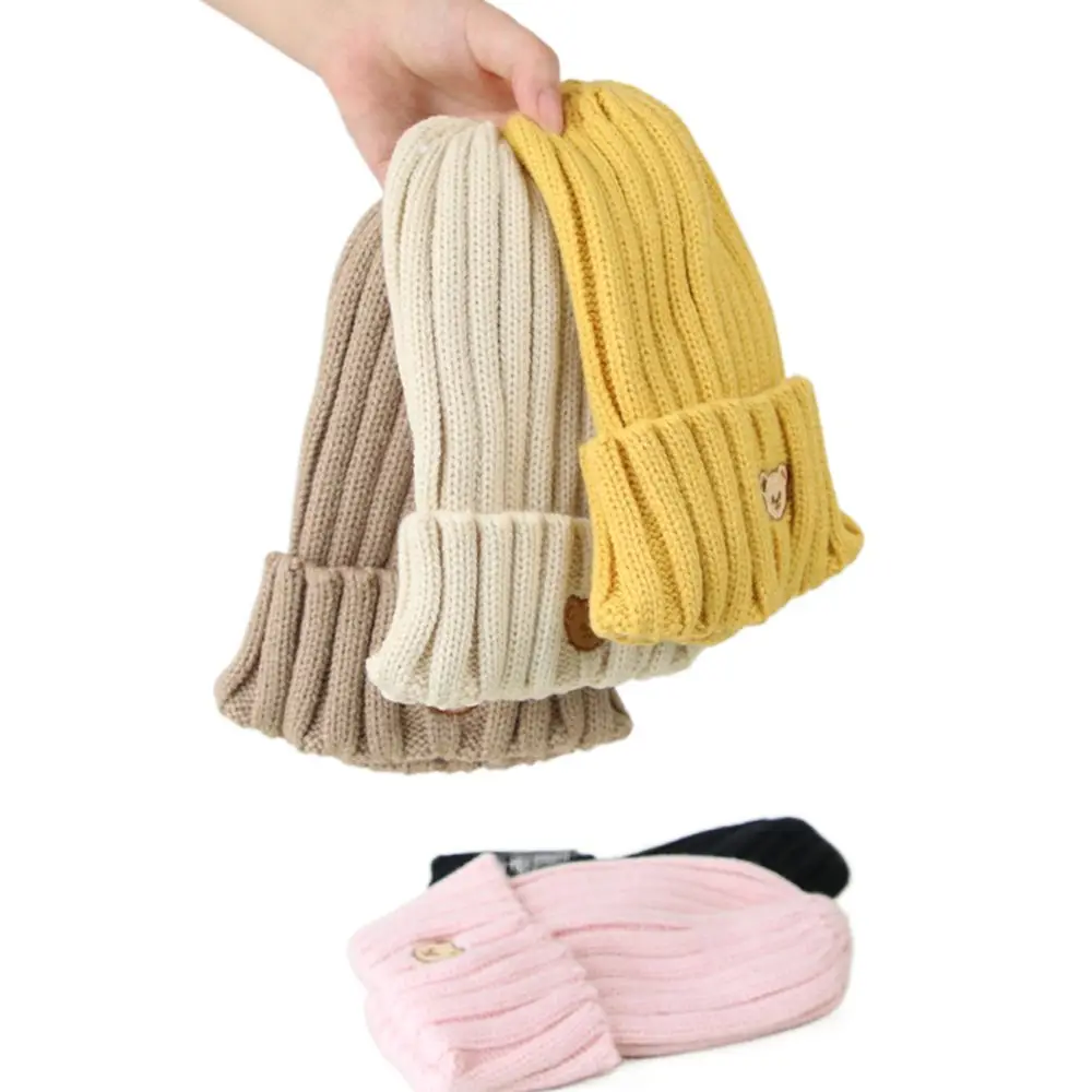Knitted Woolen Baby Hat for Autumn Winter