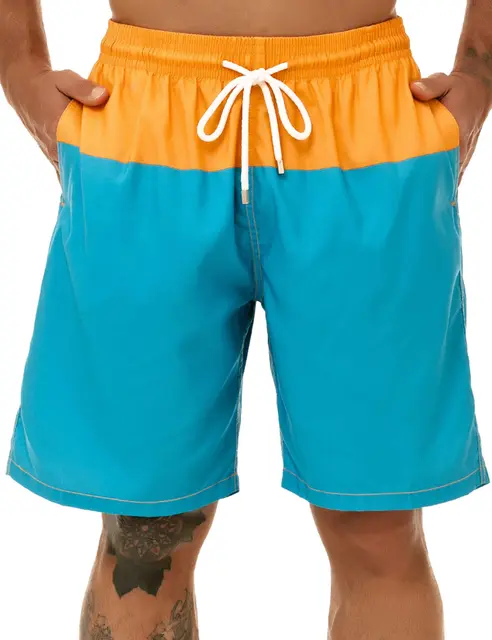 Calção Banho Masculino Bandeira EUA - Secagem Rápida, Poliéster