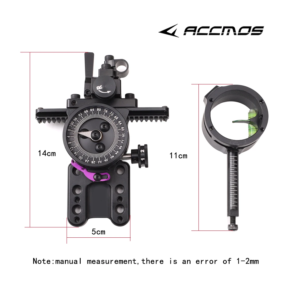 Archery Compound Bow Sight 4x/6X/8X Lenses Aluminum Alloy Outdoor Hunting Shooting Arrow Target Sports Accessories
