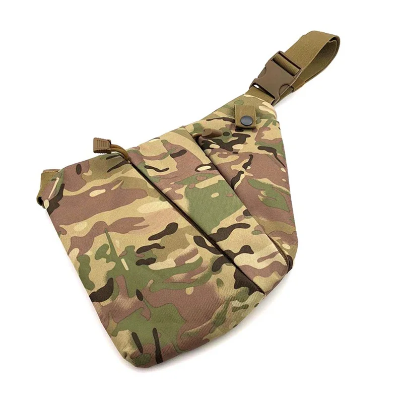 Concealed Tactical Storage Gun Bag Holster Men's Left Right Nylon Shoulder Bag Anti-theft Chest Bag Hunting Accessories Gear 4