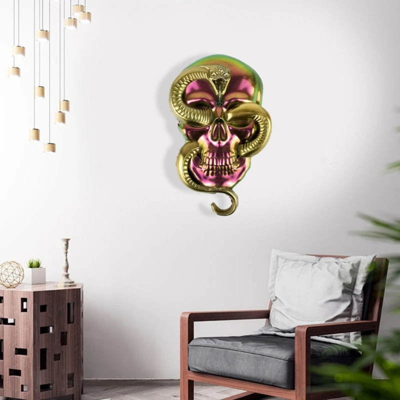 

Halloween Skull Silicone Mold for Making Halloween Skull Wall Hanging Ornament Christmas Decor Non-stick Easy to De-mold