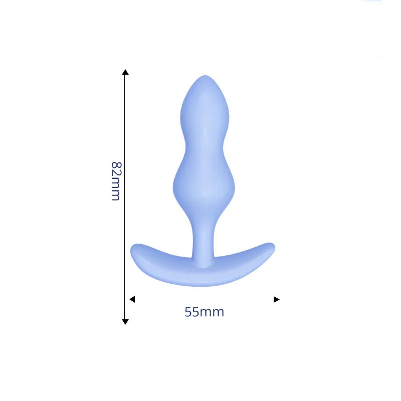 Weiche Silikon Anal Plugs Anal Stimulator Anus Trainer Sex Spielzeug Pull Bead Anal Plug Flirten Zubehör Anzeige_voghion.com
