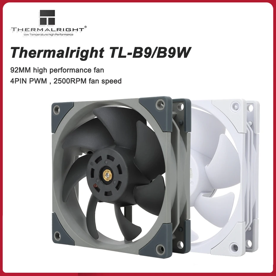 Thermalright TL-B9/B9W 92 мм 4PIN PWM чехол Вентилятор охлаждения 2500 об/мин