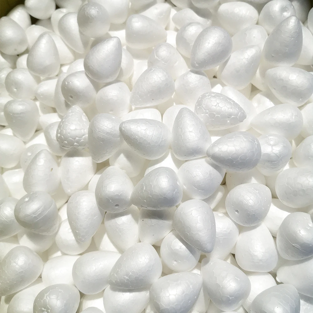 1,5/2/2,5/3/3,5/4/5/5,5 cm DIY Schaumstoffbälle Rosenknospen-Tropfenform Polystyrol-Schaumstoffbälle geeignet für Weihnachten, Hochzeiten, Partys – Detail 17
