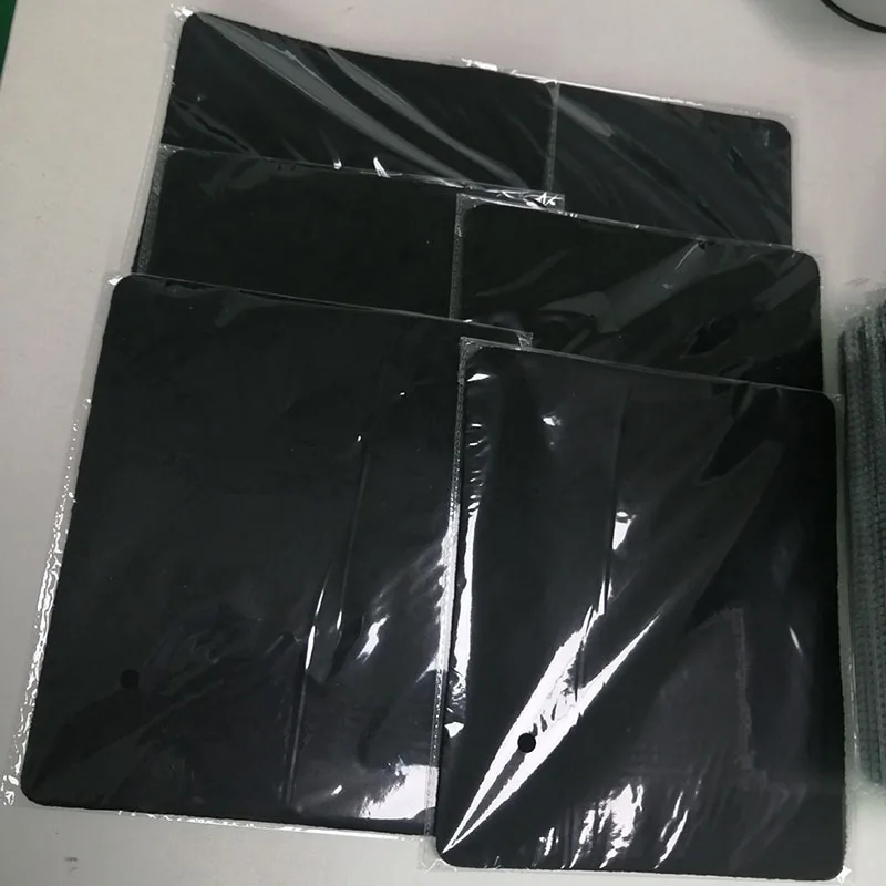 Simple Black Mouse Pad Gaming Esports Mouse Pad Universal Desktop And Laptop Computer Office Rubber Anti Slip Pad 180*220*1.5mm 5