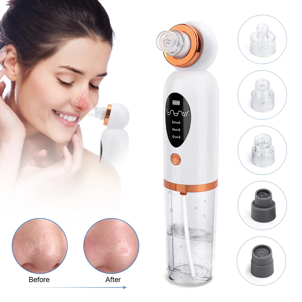 

Blackhead Remover Acne Facial Bubble Cleaner Suction Black Point Vacuum Cleaner Sebum Inhaler Squeeze Acne Black Dots Extractor