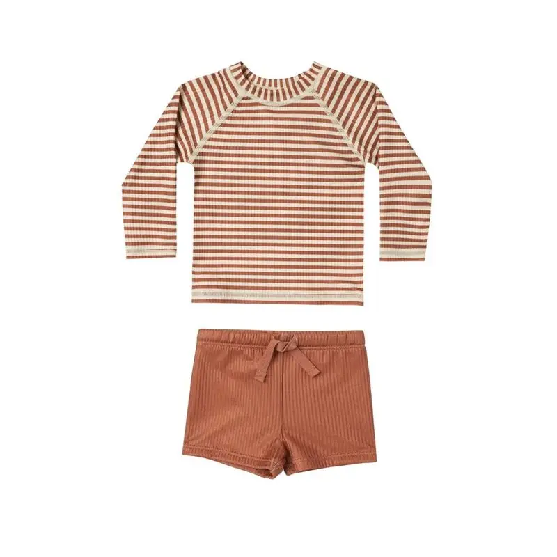 Kids Boy Swimsuit Cool Print 2 Pcs/lot 1-12 Years Summer Children Board Long sleeve Shorts girl Swimwear Beach Surfing kids swimsuits boys swim shorts