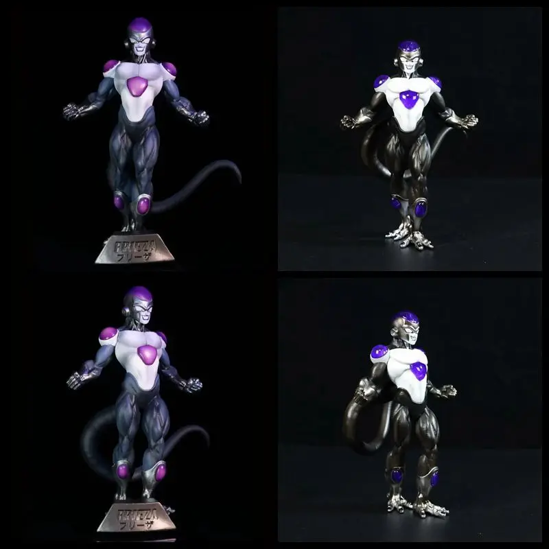 

Hot 18-19 cm dragon ball anime villain black gold base frieza character handpiece PVC statue series model toys children's gifts