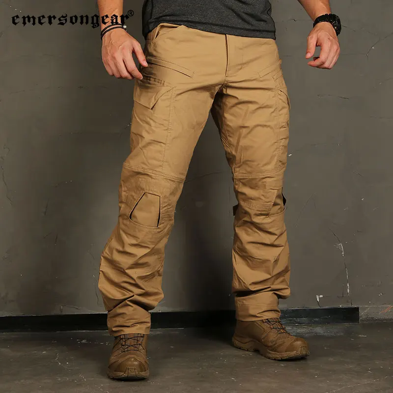 Emersongear-pantalones de combate tácticos G4 para hombre, pantalón de carga para tiro, Airsoft, caza, entrenamiento, senderismo, asalto, Camping, CB, E4