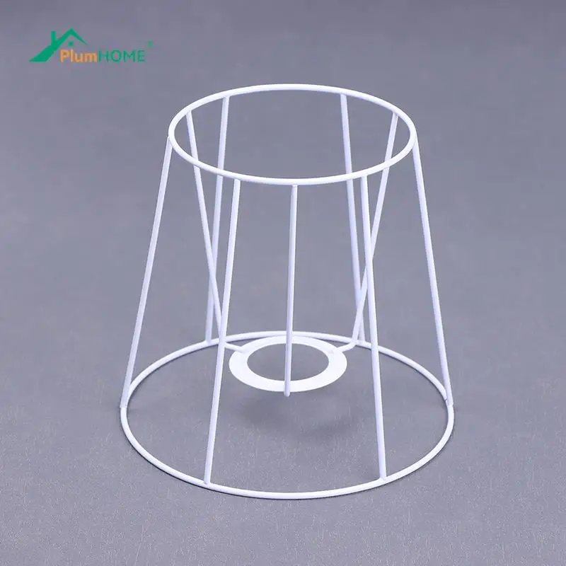 Lampshade Frame Replacement Iron Wire Lamp Cover DIY Ring Lamp Shade Supply
