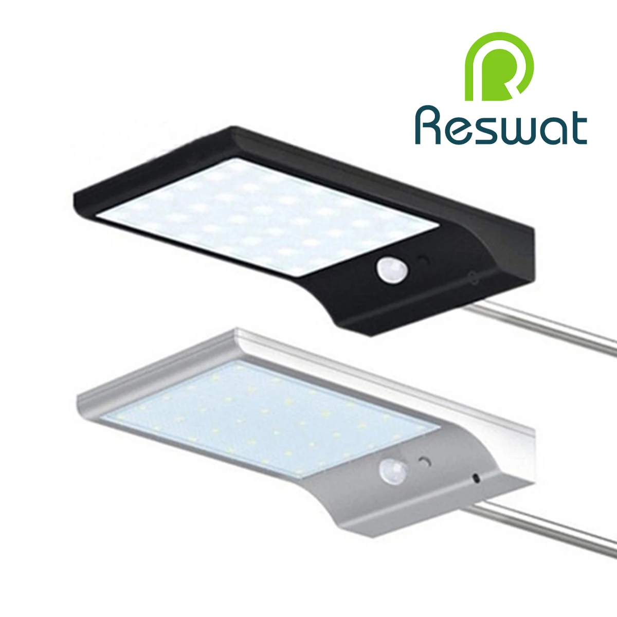 Reswat 36/48W LED outdoor induction solar light PIR motion sensor IP65 waterproof garden courtyard wall convenient installation