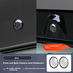 360 - Degree Waterproof Dustproof Car Camera Lens Protector Cover (Front Rear 2pcs)