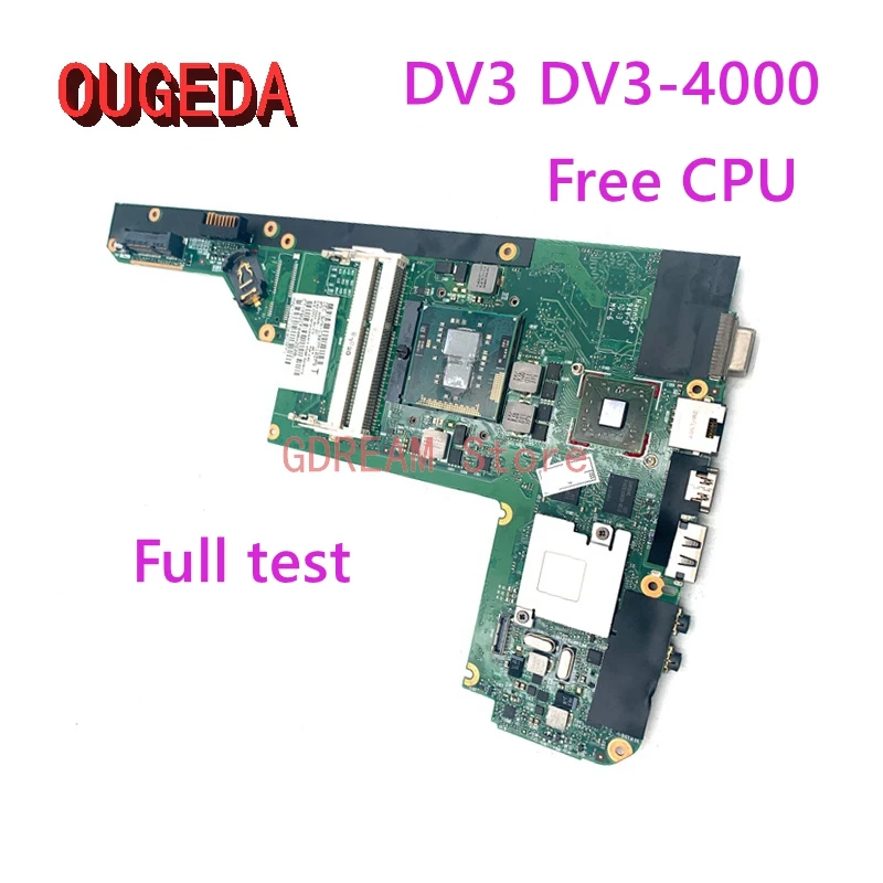 

Материнская плата OUGEDA 6050A2314301-MB-A04 622626-001 622626-601 для ноутбука HP DV3 DV3-4000, HD5470M GPU HM55 DDR3, протестированная материнская плата