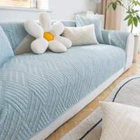 Cotton Fabric Four Seasons Universal Non-Slip Sofa Cushion Modern Simple Combination Sofa Cushion Cover Towel 1